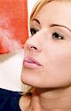 Smoking babe